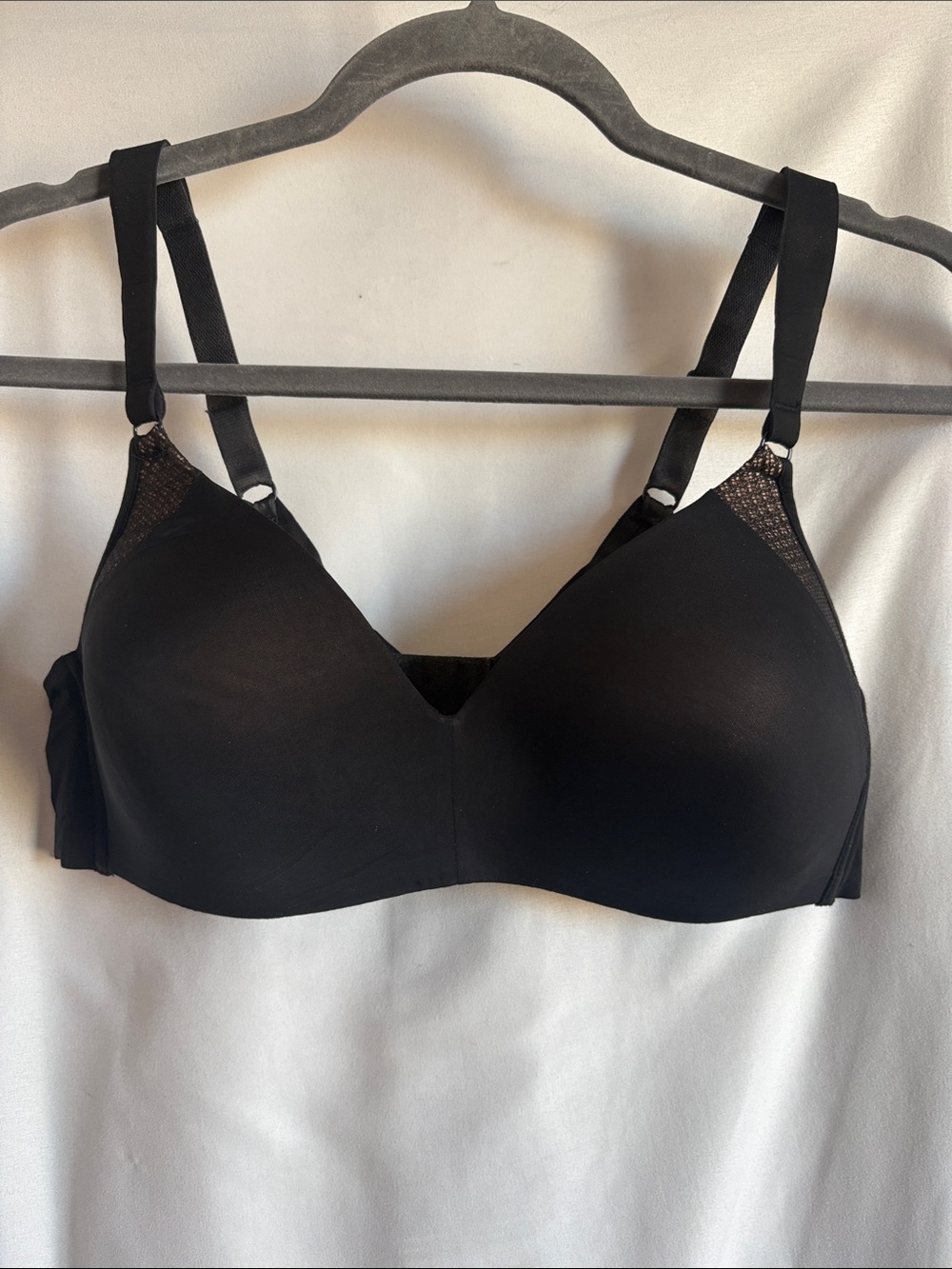 Warner's Black Wireless Molded Cup Bra